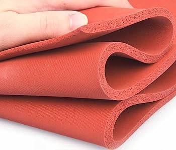 Silicone Sheet Red Color Sponge 10MM